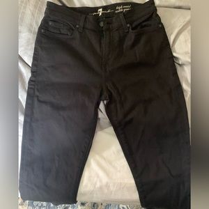 7 for all Mankind Jeans Black size 28